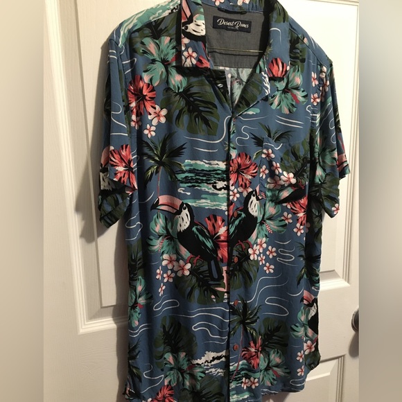 🌺Mens 🌴Tropical 🌴 🌺 Shirt 🦜🌺🌴 - Picture 8 of 13